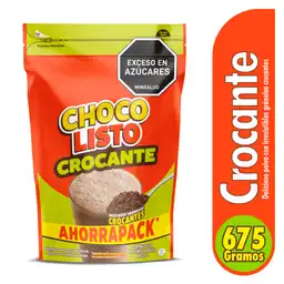 Chocolisto Bebida Polvo Crocante Bolsa