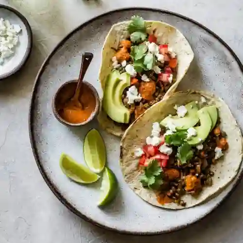 Taco Vegetariano Mexicano - 100 Natural