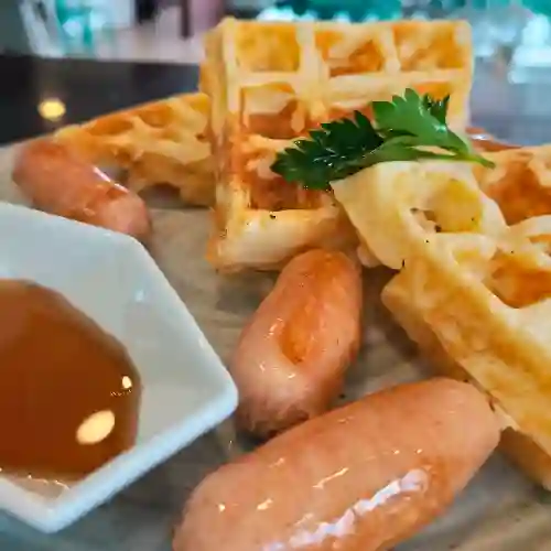 Waffle Salchicha