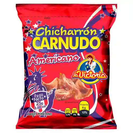 La Victoria Snack Chicharrón Carnudo Americano