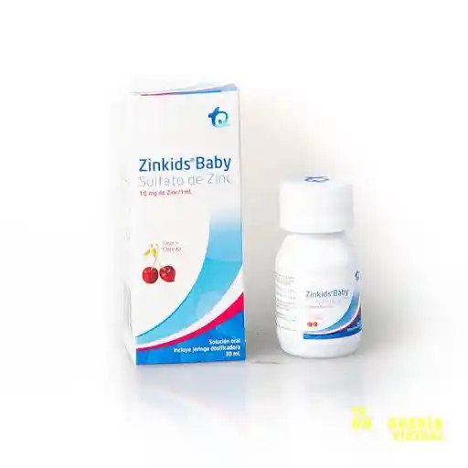 Zinkids Baby Solución Oral Sabor Cereza (10 mg)