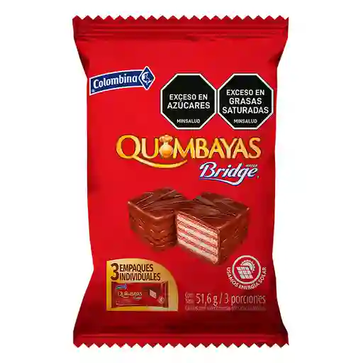 Quimbayas Galletas Mini Wafer Cubiertas de Chocolate