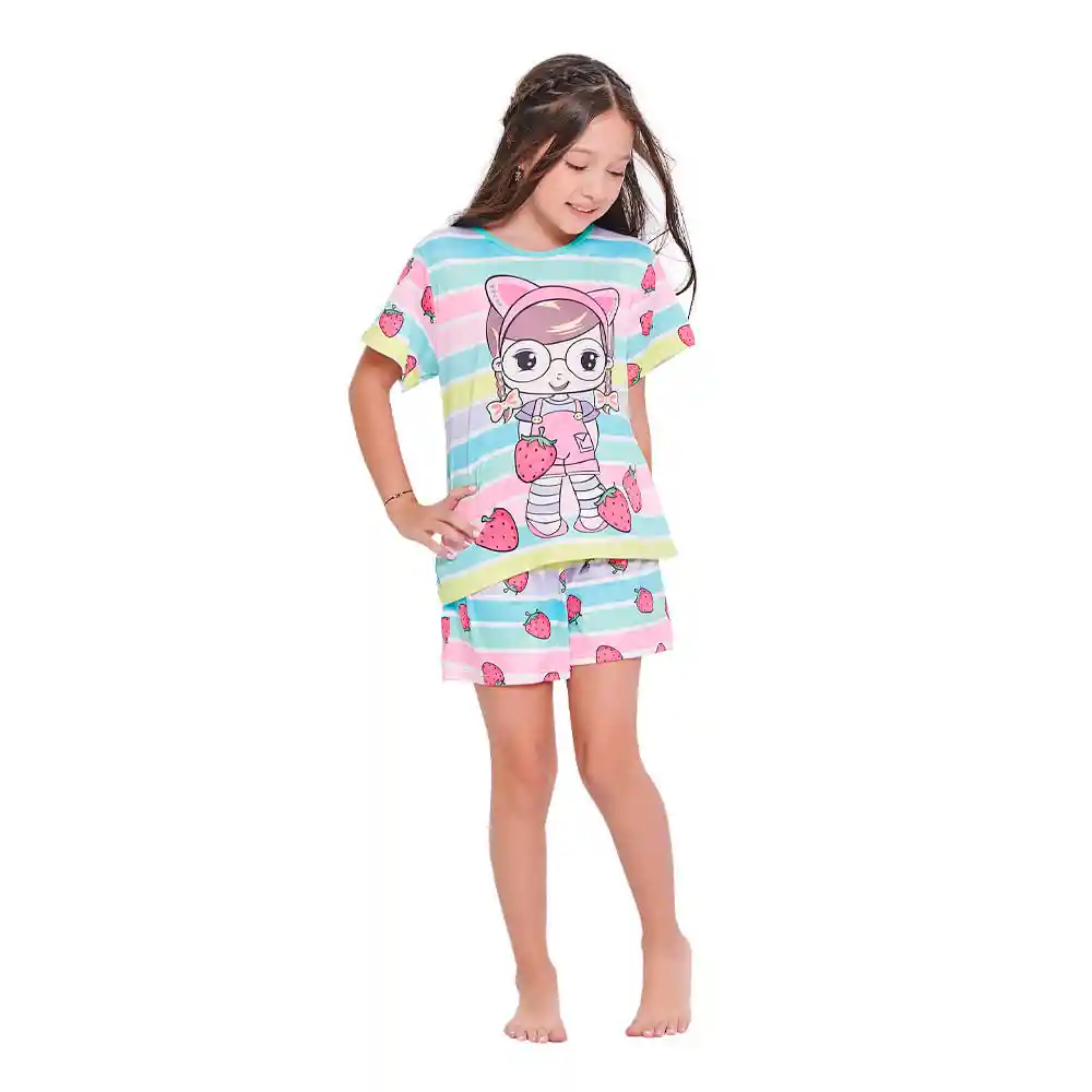 Short de Pijama Piel de Durazno Lely Talla 12