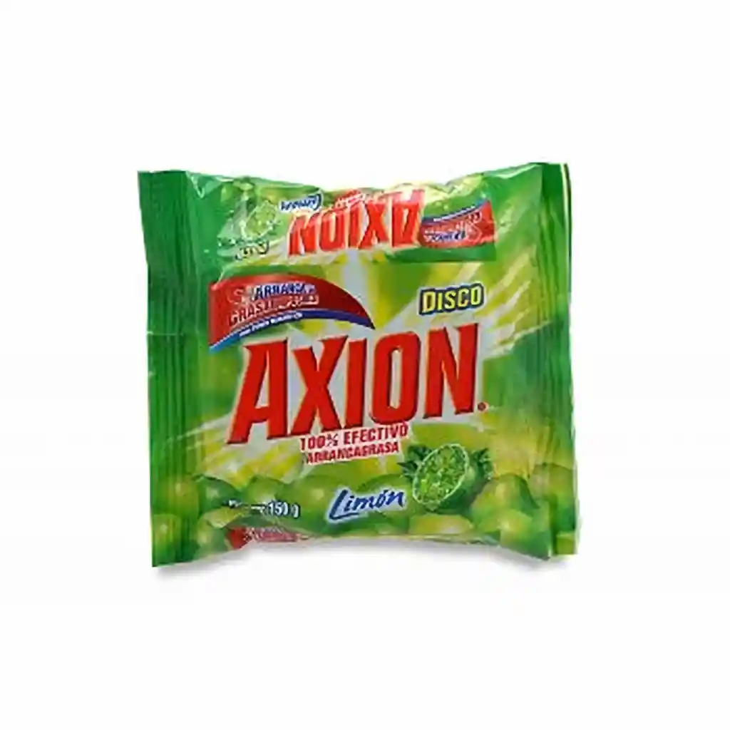 Axion Detergente Lavavajilla Antibacterial Con Limón en Disco