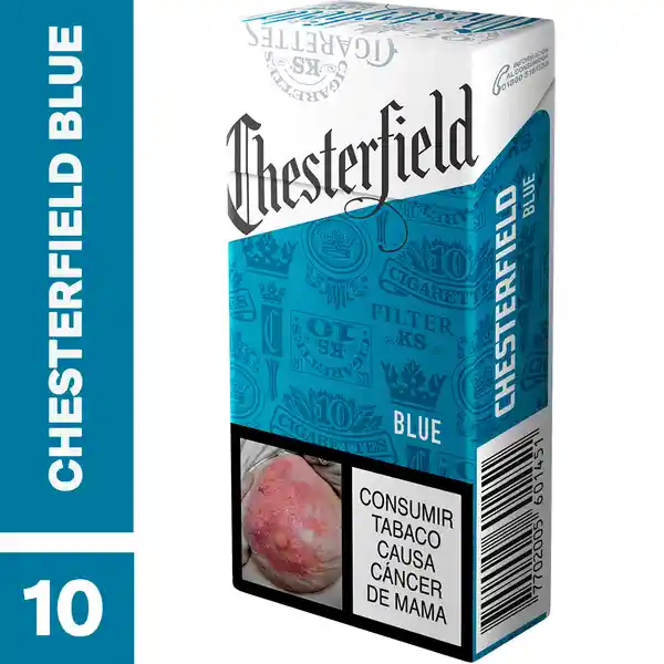 Chesterfield Blue​ X 10 Cigarrillos