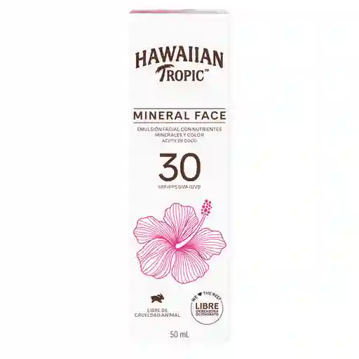 Hawaiian Tropic Emulsión Facial Mineral Face SPF 30