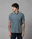 Camiseta Polo Iconica Azul Espejismo Oscuro T XXL 34909 Rifle