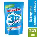 3D Detergente Líquido Multiusos Bicarbonato + Aloe Vera