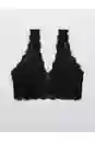 Bralette Negro Talla Medium Aerie American Eagle