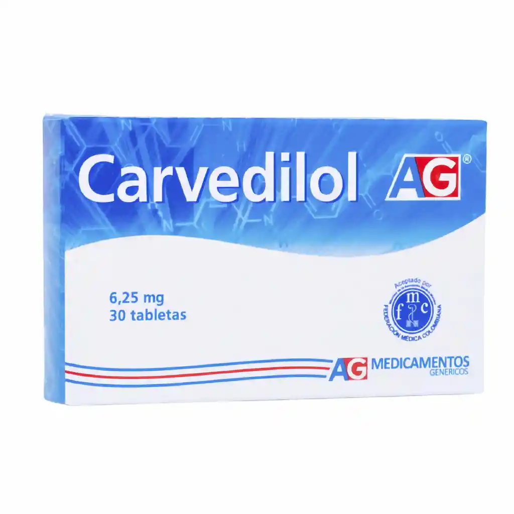Carvedilol American Generics 6.25 Mg Tabletas