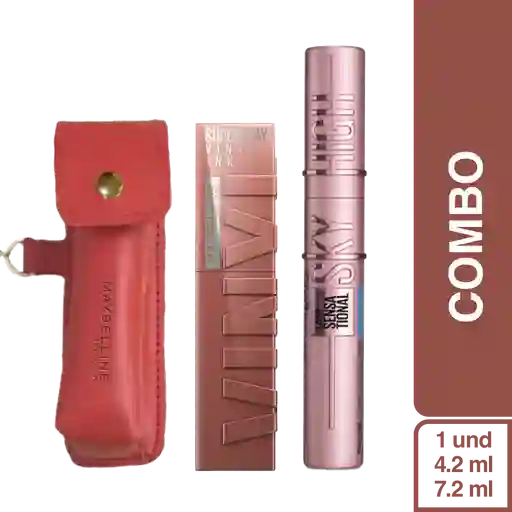Combo Porta Labial + Vinyl Ink Punchy + Pestañina Sky High