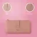 Cartera Larga Para Mujer Rosa Serie Miniso