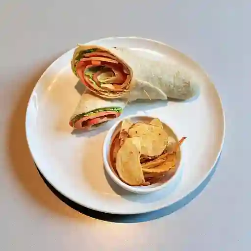 Wrap de Jamón y Queso