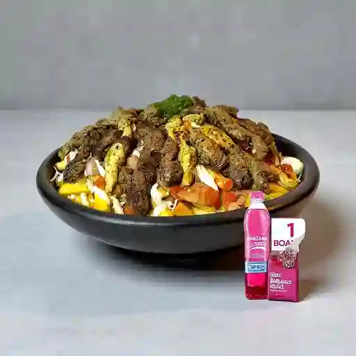 Combo Salchicarne + Postobón Manzana 400 ml