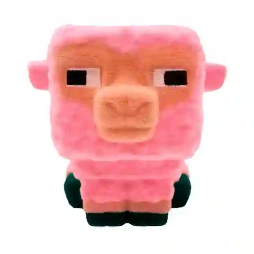 Muñeco Squishy Peludito Minecraft Oveja Cozzies Suave Textura Especial