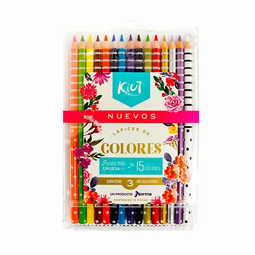 Kiut Lápices de Colores de Punta Gruesa