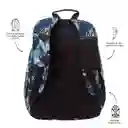 Morral Juvenil Porta Pc 14" Acuarela Gris