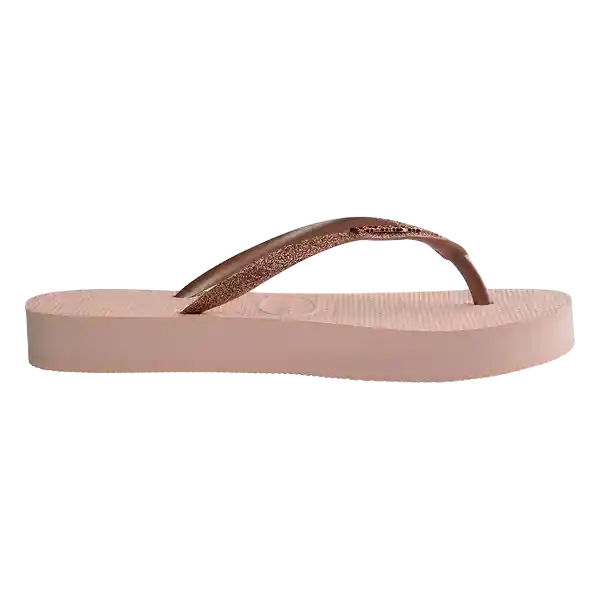 Sandalias Ballet Plataformas Shine Rosa T. 36 4144764 Havaianas