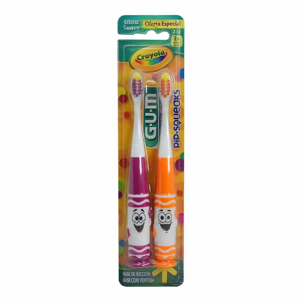 Gum Cepillo Dental Infantil Crayola Pip Squeaks