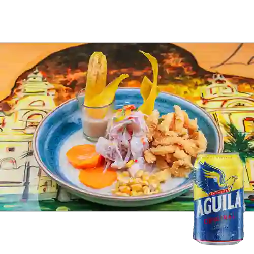 Combo Ceviche Carretillero + Aguila Orig Lta 330ml