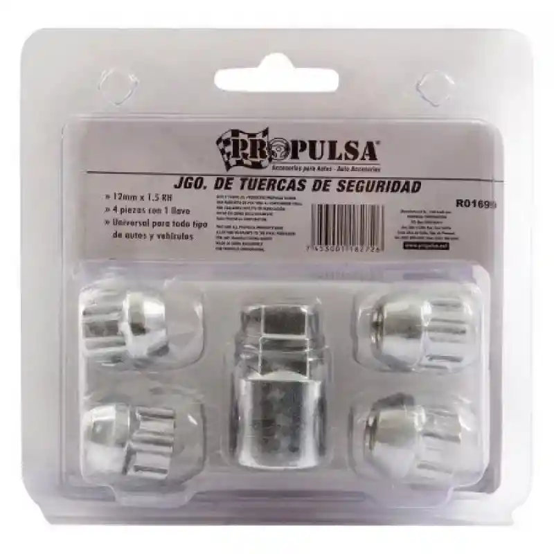 Home Propulsa Set de Tuerca de Seguridad 12 mm R01699