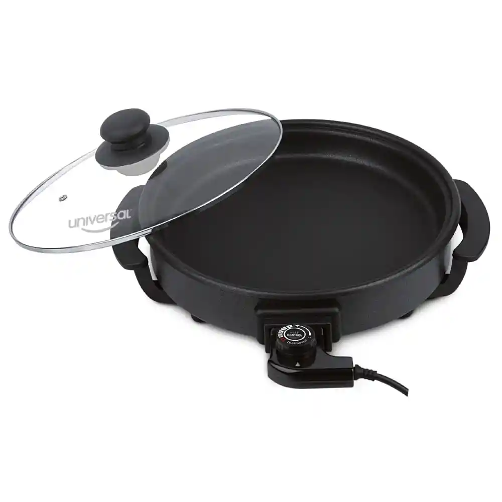 Universal Asador Eléctrico con Tapa 30-32 cm