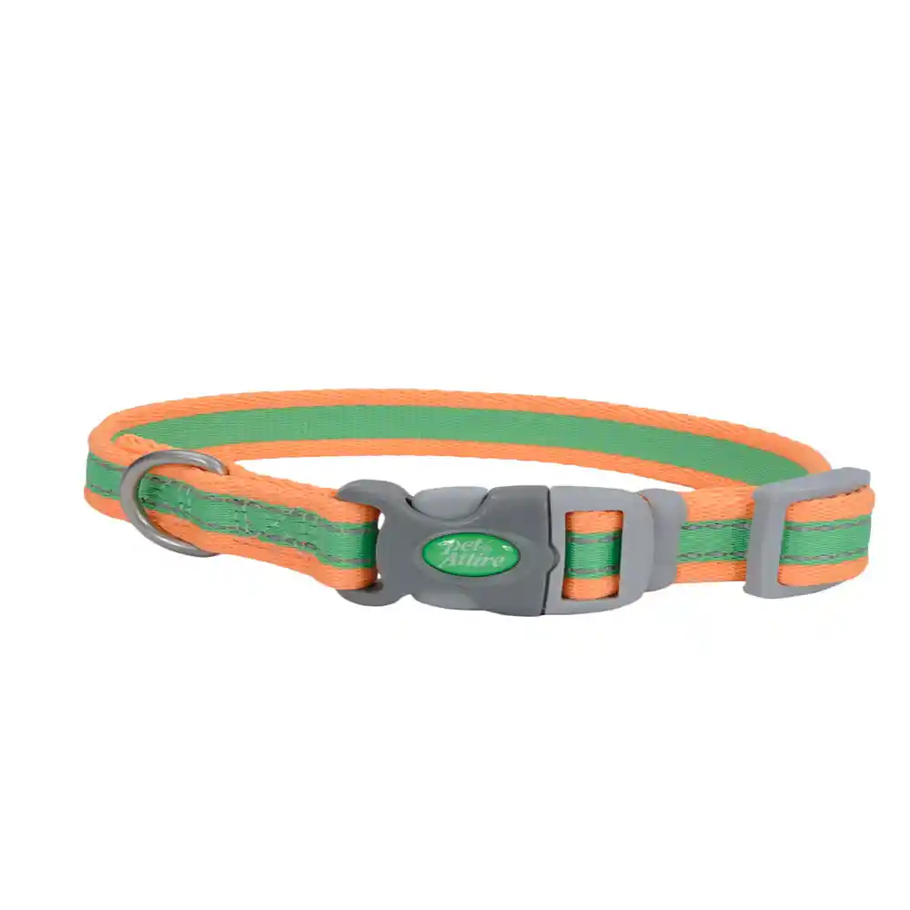 Collar    Refl Medium Lima Con Naranja para perro