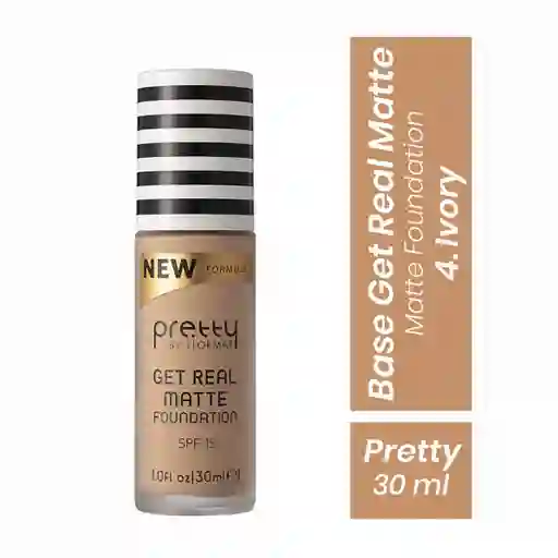 Pretty Base Get Real Matte Foundation Ivory 30 mL