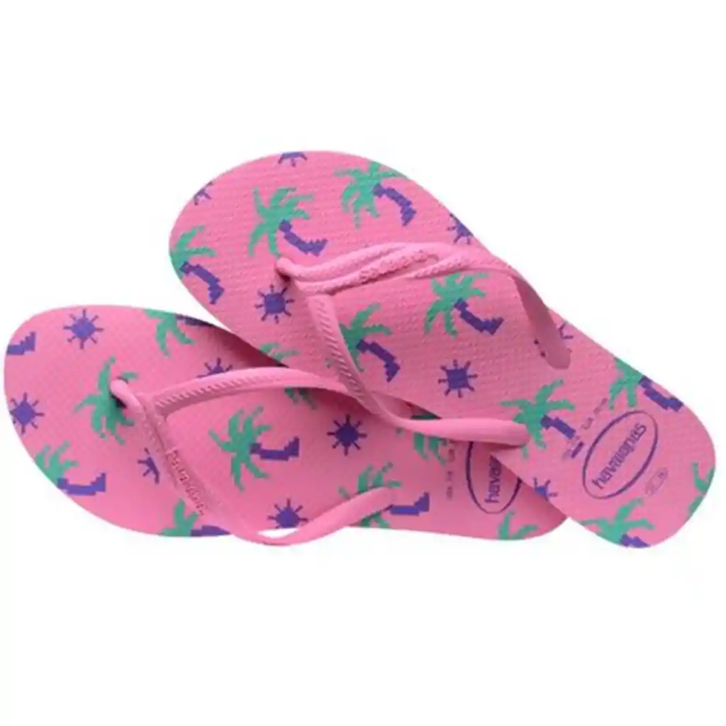 Sandalia Havaianas Mujer Top Fantasia Pink Lemonade Talla 39/40