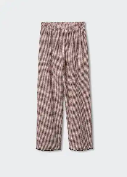 Pantalón Pijama Martina Granate Talla M Mujer Mango