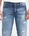 Jean Super Slim Fit Rider H Azul Clásico Talla 32 / 32 Chevignon