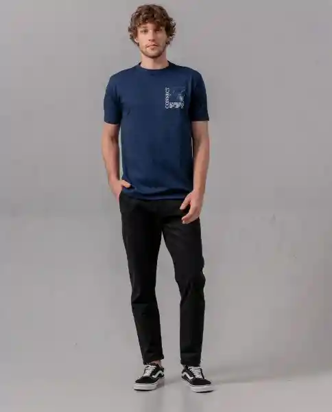 Camiseta Hombre Azul M 109F114_AZU194025 Rifle