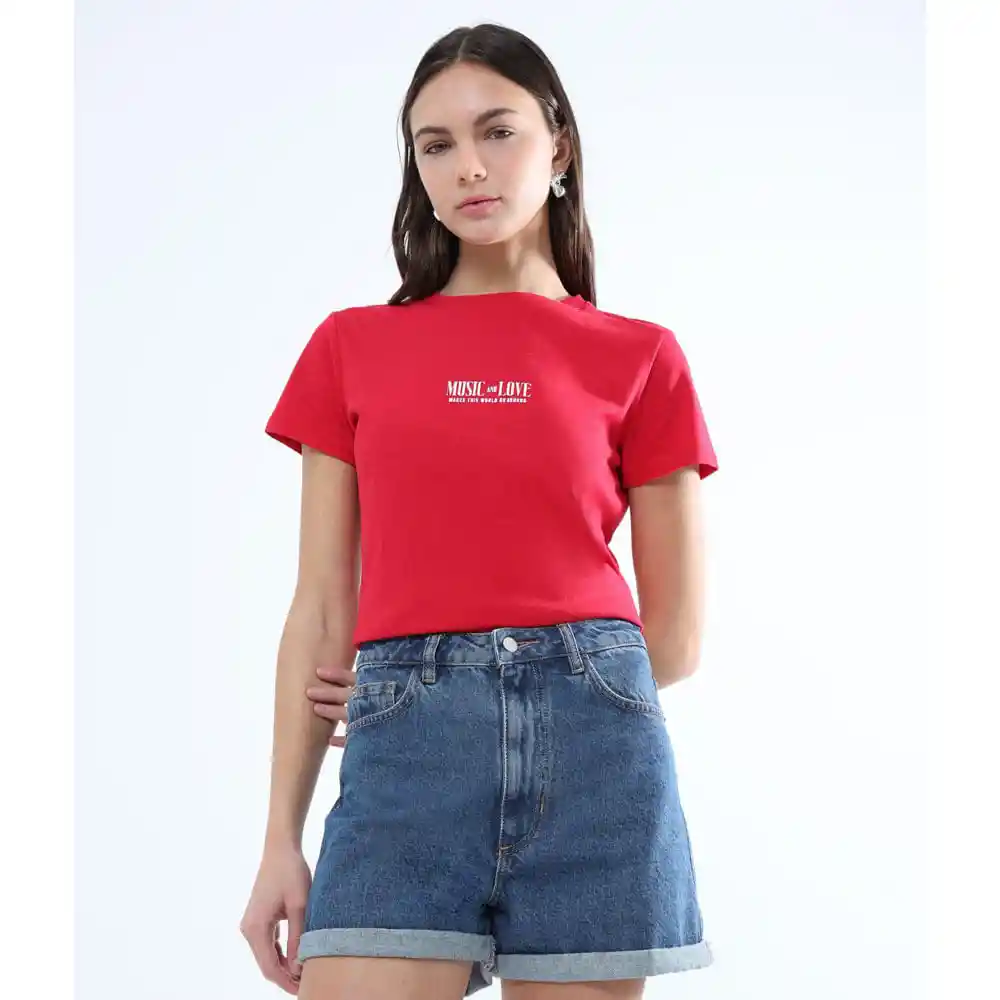 Short Esencial Azul Mujer Seven Seven Talla 10