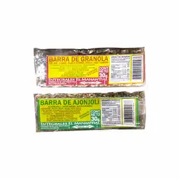 Granola Barrs De O Ajonjoli