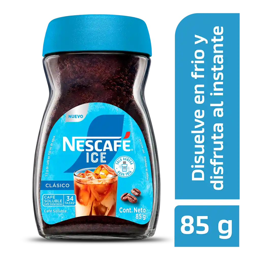 Café Nescafé ICE instantáneo x85g