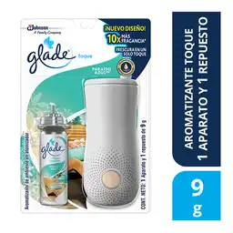 Glade Aromatizante Toque Paraíso Azul más Repuesto