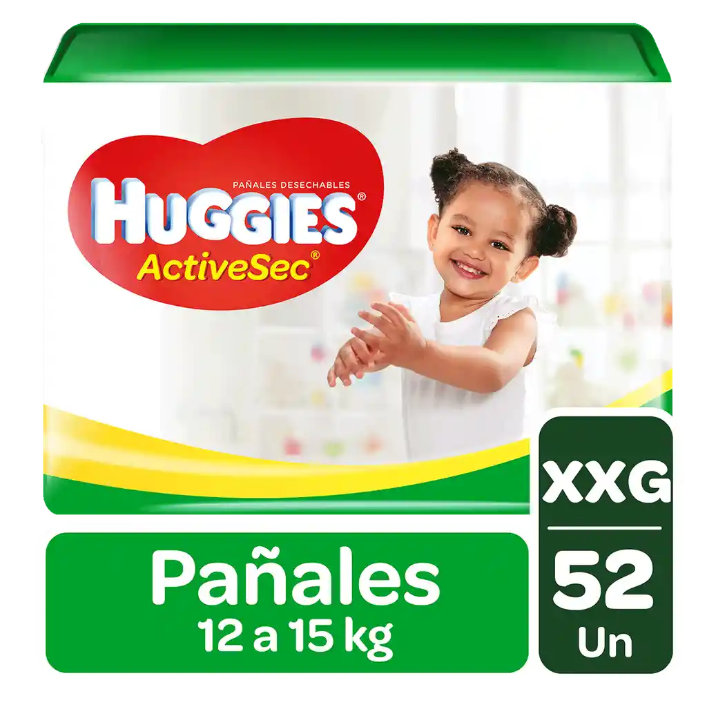 Huggies Pañales Active Sec Talla XXG
