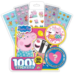Libro 1001 Stickers Peppa Pig Disney