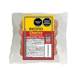 Chorizo Mixto Pollo y Cerdo 200gm Ekono