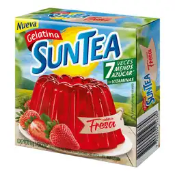 Suntea Mezcla en Polvo para Preparar Gelatina Sabor a Fresa