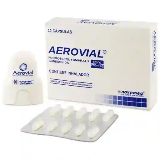 Aerovial Con Inhalador (6 mcg / 200 mcg) 30 Cápsulas