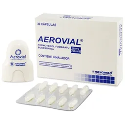 Aerovial Con Inhalador (6 mcg / 200 mcg) 30 Cápsulas
