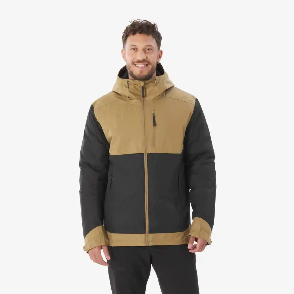Chaqueta de Senderismo -10 C Impermeable Hombre Nh500 Café