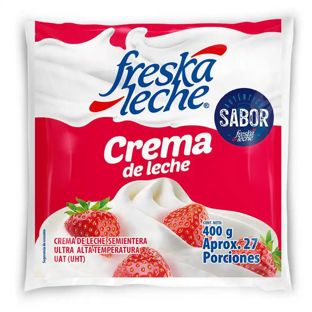 Crema de Leche Freska Leche Semientera Uht (400 Gr)