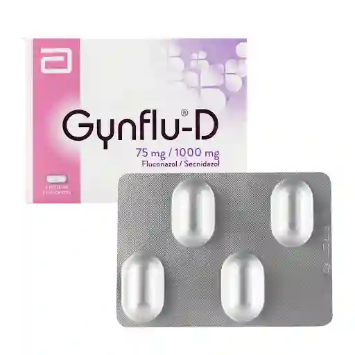 Gynflu-D Tabletas Recubiertas (75 mg / 1000 mg) 4 Tabletas