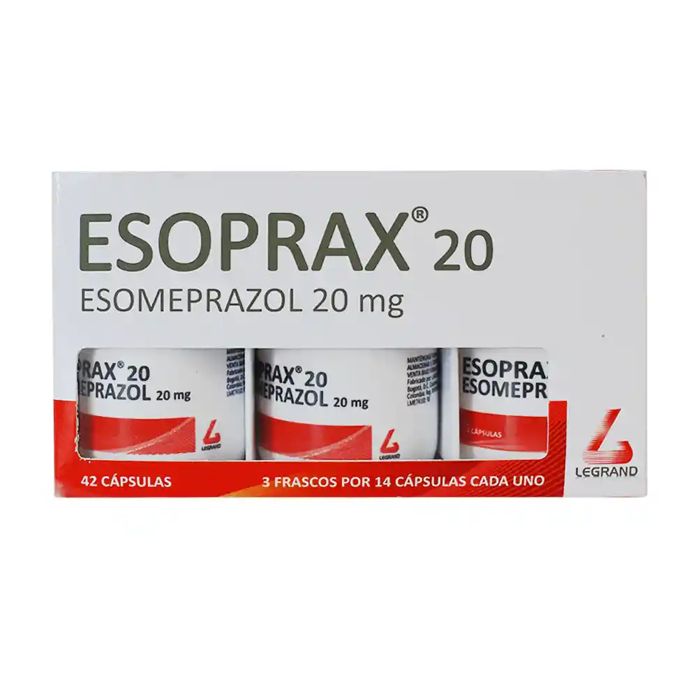 Esomeprazol Legrand Esoprax Antiacido(20 Mg)