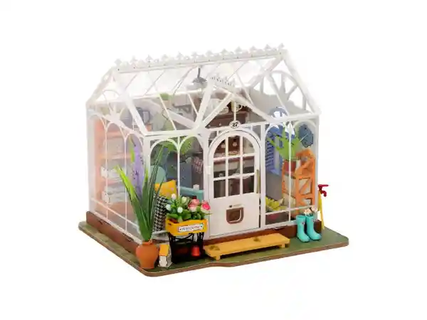 Juego Casa de Jardín Armable de Madera Casaideas