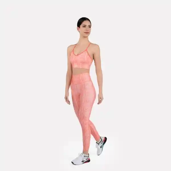Reebok Top Id Train Aop Para Entrenamiento Mujer Rosado Talla M