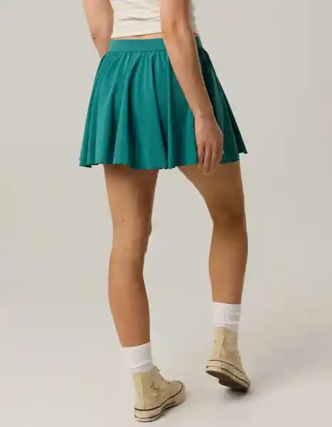 Falda Aerie Verde Talla: MEDIUM 1568387 American Eagle