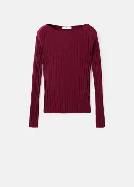 Jersey Flurry Vino Talla XS Mujer Mango